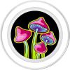 PopSockets Phone Grip – Mushroom PopSocket – Trippy Shroom PopSockets Adhesive PopGrip(Magnetic PopGrip)