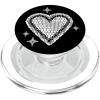 PopSockets Phone Grip – Heart PopSocket – Pixel Heart PopSockets Adhesive PopGrip(Magnetic PopGrip)
