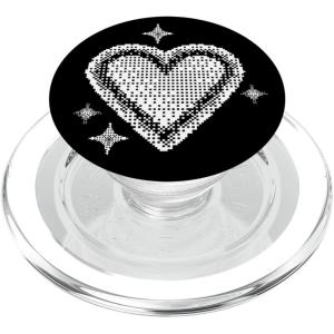 PopSockets Phone Grip – Heart PopSocket – Pixel Heart PopSockets Adhesive PopGrip(Magnetic PopGrip)