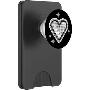 PopSockets Phone Grip – Heart PopSocket – Pixel Heart PopSockets Adhesive PopGrip(Magnetic PopWallet)