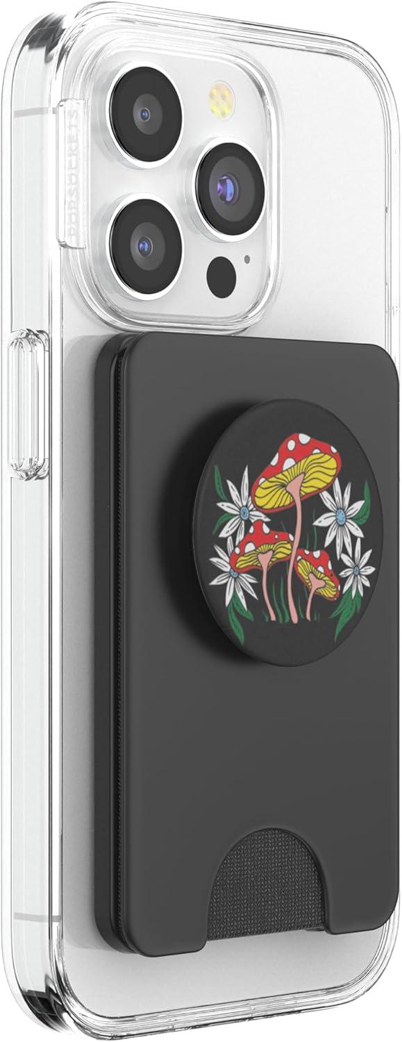 imagePopSockets Phone Grip Mushroom PopSocket Shiitake PopSockets Adhesive PopGripMagnetic PopWallet