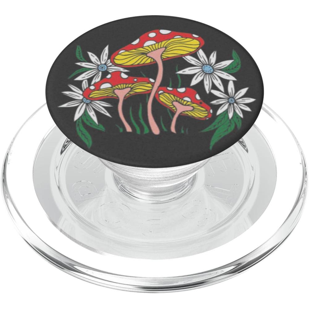 imagePopSockets Phone Grip Mushroom PopSocket Shiitake PopSockets Adhesive PopGripMagnetic PopGrip