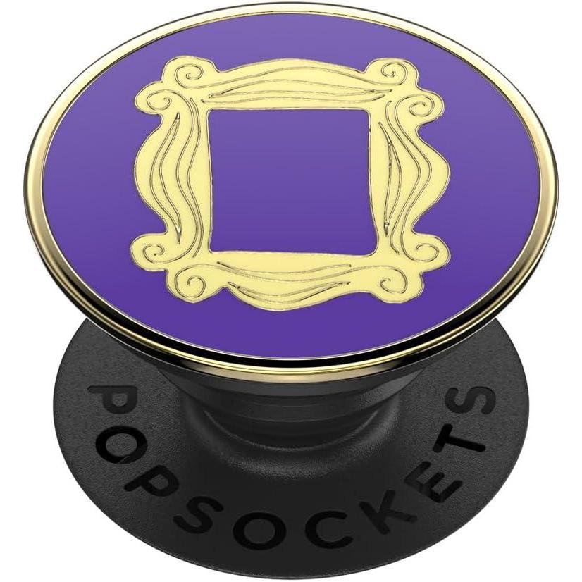 imagePopSockets Phone Grip with Expanding Kickstand Adhesive Grip Friends Cute Enamel Friends Frame