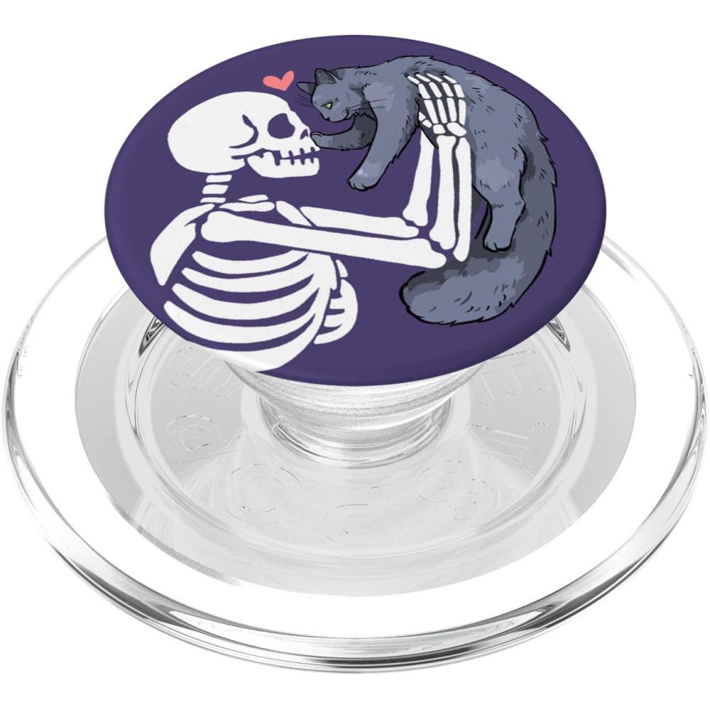 imagePopSockets Skull ampamp Goth Phone Grip ampamp Stand Skeleton ampamp Cat PopSockets Adhesive PopGripMagnetic PopGrip