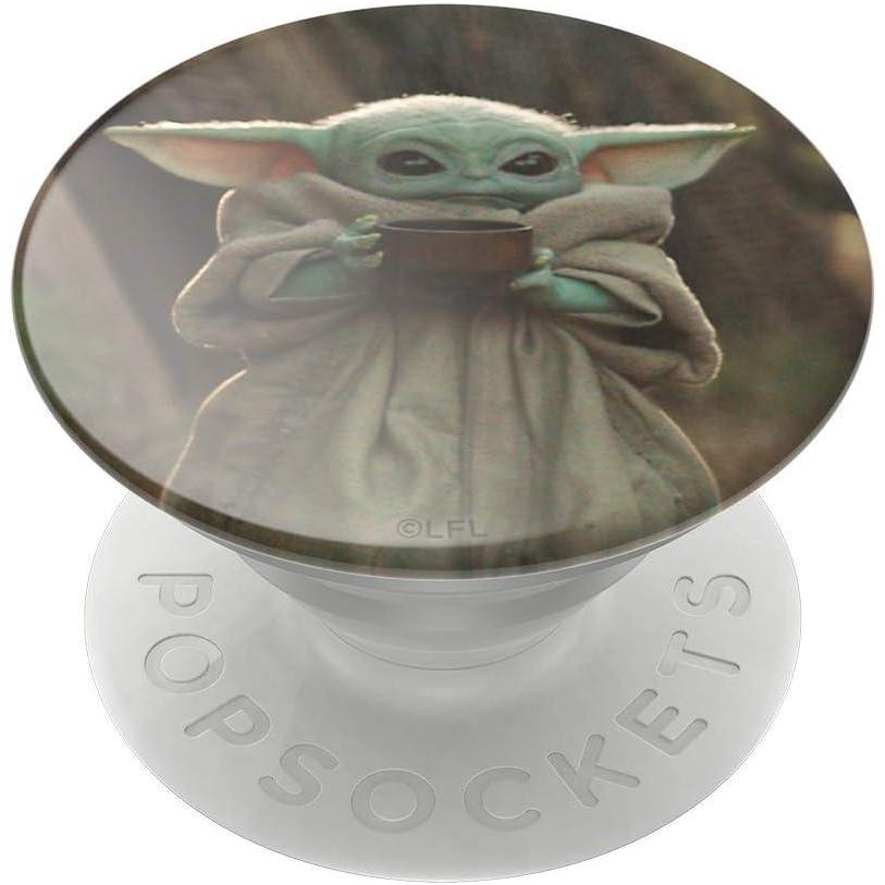 imagePopSockets Phone Grip for MagSafe with Kickstand Magnetic Stand Swappable Top Secure Hold for iPhone MagSafe Cases Phone ampamp Tablet Grip Starwars  Enamel Welcome to MustafarThe Child Cup