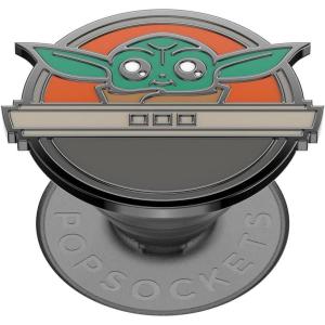 PopSockets Phone Grip for MagSafe with Kickstand, Magnetic Stand, Swappable Top, Secure Hold for iPhone MagSafe Cases, Phone & Tablet Grip, Starwars – Enamel Welcome to Mustafar(Grogu Pod)