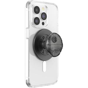 PopSockets Phone Grip for MagSafe with Kickstand, Magnetic Stand, Swappable Top, Secure Hold for iPhone MagSafe Cases, Phone & Tablet Grip, Starwars – Enamel Welcome to Mustafar(Death Star 2)