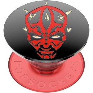 PopSockets Phone Grip for MagSafe with Kickstand, Magnetic Stand, Swappable Top, Secure Hold for iPhone MagSafe Cases, Phone & Tablet Grip, Starwars – Enamel Welcome to Mustafar(Darth Maul)