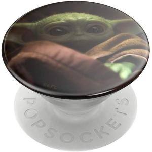 PopSockets Phone Grip for MagSafe with Kickstand, Magnetic Stand, Swappable Top, Secure Hold for iPhone MagSafe Cases, Phone & Tablet Grip, Starwars – Enamel Welcome to Mustafar(Baby Yoda)