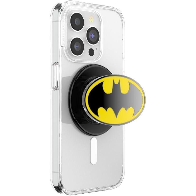 imagePopSockets Phone Grip for MagSafe with Kickstand Magnetic Stand Swappable Top Secure Hold for iPhone MagSafe Cases Phone ampamp Tablet Grip Batman  Enamel I Am VengeanceI Am Batman