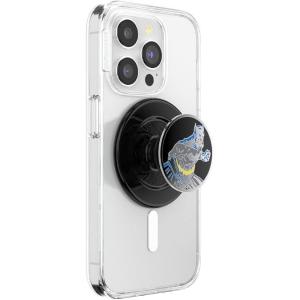 PopSockets Phone Grip for MagSafe with Kickstand, Magnetic Stand, Swappable Top, Secure Hold for iPhone MagSafe Cases, Phone & Tablet Grip, Batman – Enamel I Am Vengeance(In Action)