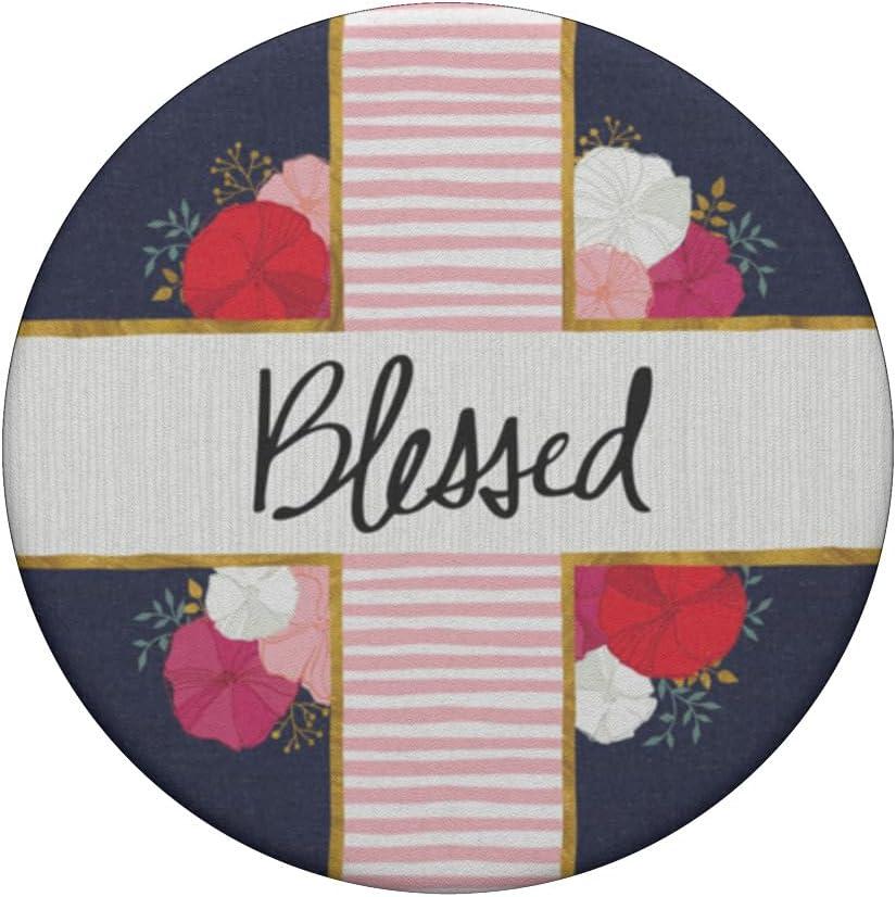 imagePopSockets Phone Grip with Expanding Kickstand Blessed PopSockets Adhesive PopGripAdhesive PopGrip