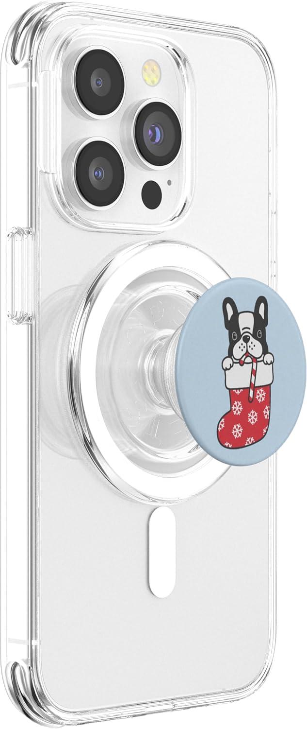 imagePopSockets Phone Grip with Expanding Kickstand Stocking Pup PopSockets Adhesive PopGripMagnetic PopGrip