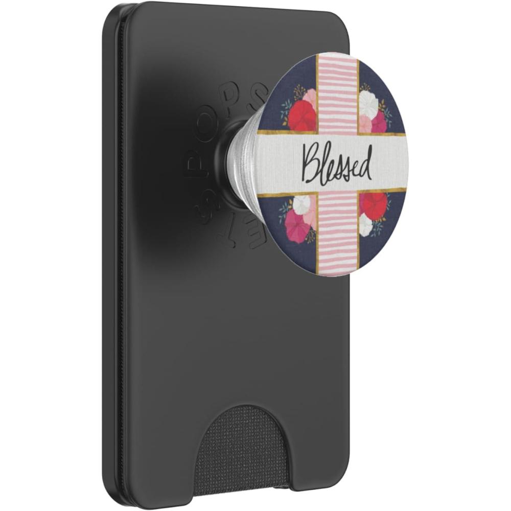 imagePopSockets Phone Grip with Expanding Kickstand  Blessed PopSockets Adhesive PopGripMagnetic PopWallet