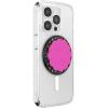 PopSockets Phone Grip for MagSafe with Kickstand, Magnetic Stand, Swappable Top, Secure Hold for iPhone MagSafe Cases, Phone & Tablet Grip – PopOut Fuchsia Bloom