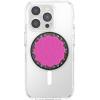 PopSockets Phone Grip for MagSafe with Kickstand, Magnetic Stand, Swappable Top, Secure Hold for iPhone MagSafe Cases, Phone & Tablet Grip – PopOut Fuchsia Bloom