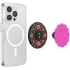 PopSockets Phone Grip for MagSafe with Kickstand, Magnetic Stand, Swappable Top, Secure Hold for iPhone MagSafe Cases, Phone & Tablet Grip – PopOut Fuchsia Bloom