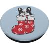 PopSockets Phone Grip with Expanding Kickstand- Stocking Pup PopSockets Adhesive PopGrip(Adhesive PopGrip)
