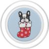 PopSockets Phone Grip with Expanding Kickstand- Stocking Pup PopSockets Adhesive PopGrip(Magnetic PopGrip)