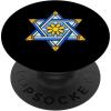 Hanukkah Holiday Celebration Jewish Star of David PopSockets Standard PopGrip(Standard)