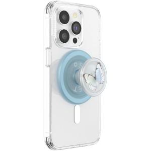 PopSockets Phone Grip for MagSafe with Kickstand, Magnetic Stand, Swappable Top, Secure Hold for iPhone MagSafe Cases, Phone & Tablet Grip – Whisper Moth