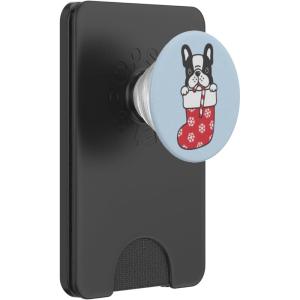 PopSockets Phone Grip with Expanding Kickstand- Stocking Pup PopSockets Adhesive PopGrip(Magnetic PopWallet)