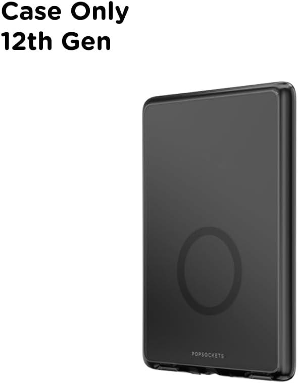 imagePopSockets Kindle Paperwhite Case 12th Gen 7 202425 Signature Edition ampamp Colorsoft  Slim Protective Cover with Builtin MagSafe Ring for MagSafe PopGrip EReader Accessory  Black Translucent