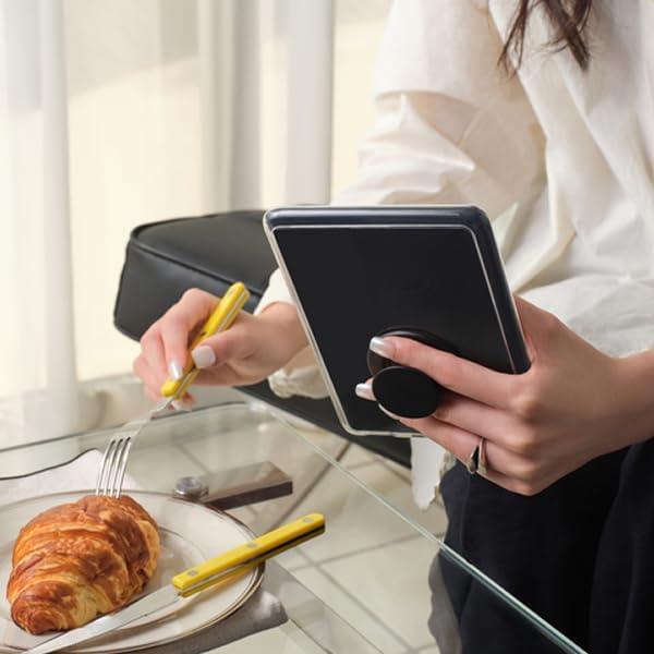 imagePopSockets Kindle Paperwhite Case 12th Gen 7 202425 Signature Edition ampamp Colorsoft  Slim Protective Cover with Builtin MagSafeCompatible Ring for MagSafe PopGrip EReader Accessory  Clear