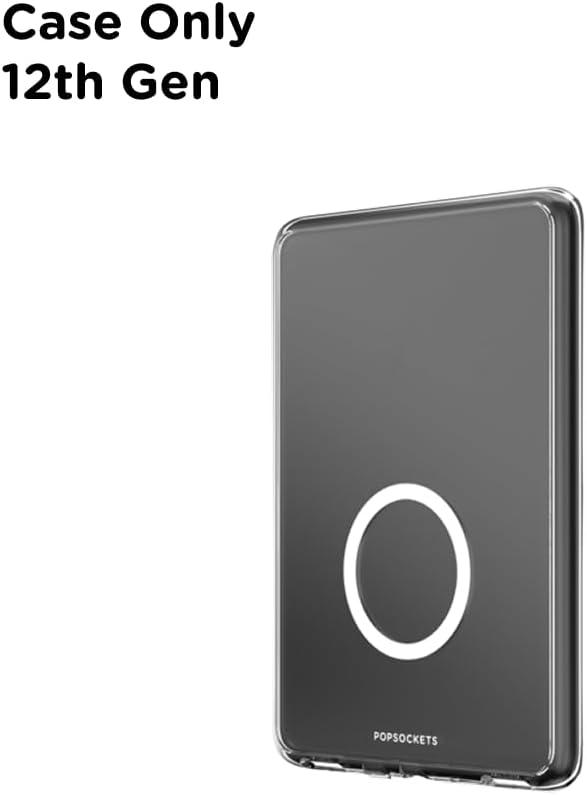 imagePopSockets Kindle Paperwhite Case 12th Gen 7 202425 Signature Edition ampamp Colorsoft  Slim Protective Cover with Builtin MagSafeCompatible Ring for MagSafe PopGrip EReader Accessory  Clear
