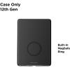 PopSockets Kindle Paperwhite Case (12th Gen, 7”, 2024/25), Signature Edition & Colorsoft – Slim Protective Cover with Built-in MagSafe Ring for MagSafe PopGrip, E-Reader Accessory – Black Translucent