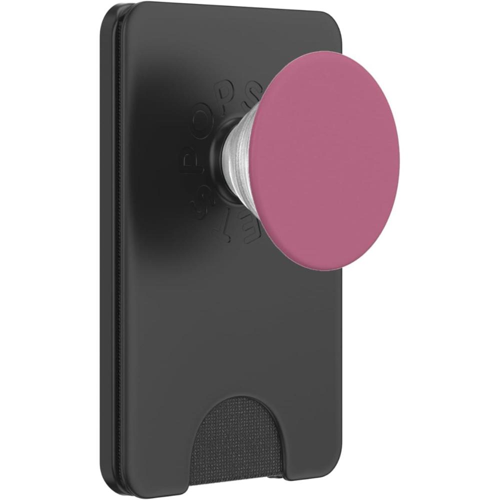 imagePopSockets Phone Grip ampamp Stand Pink Raspberry PopSockets PopGrip for MagSafeMagnetic PopWallet