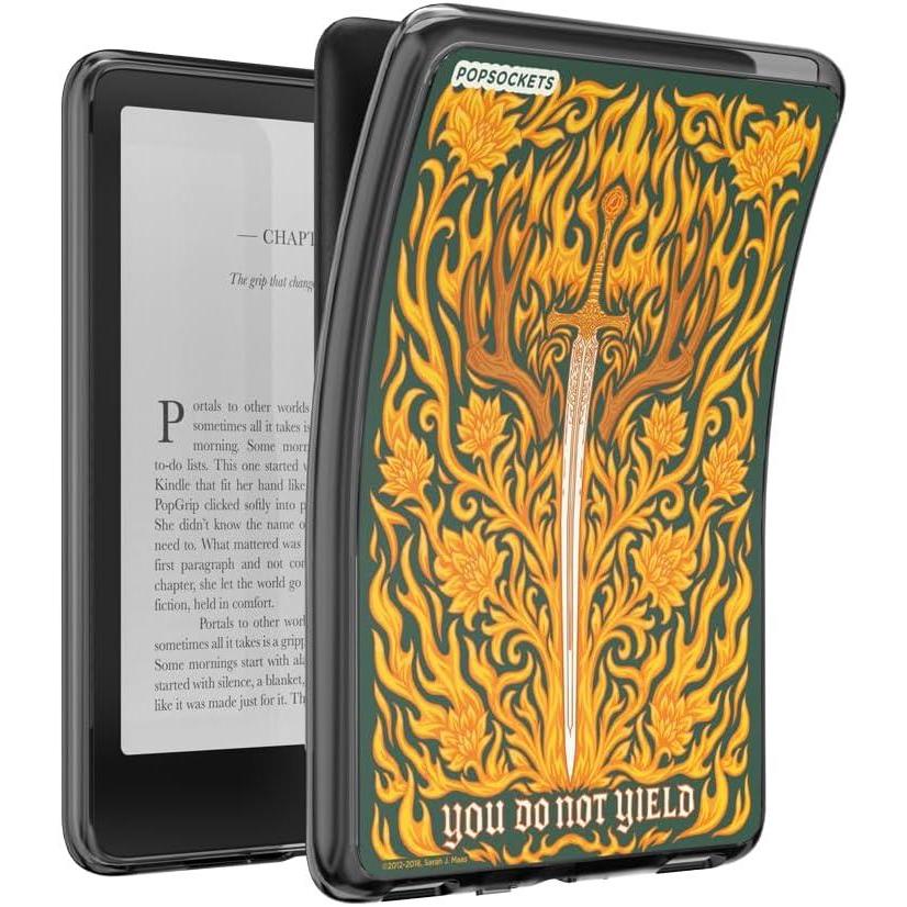 imagePopSockets Kindle Paperwhite Case 12th Gen 7 202425 Signature Edition ampamp Colorsoft  Slim Protective Cover with Builtin MagSafe Ring for MagSafe PopGrip EReader Accessory  Fireheart