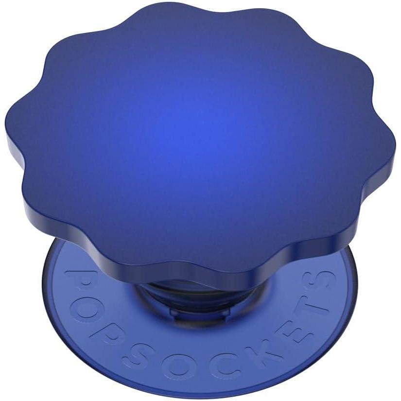 imagePopSockets Translucent Phone Grip with Expanding Kickstand PopSockets for Phone Adhesive Grip Translucent PopGrip Into The Woods Molded Flower Fresh PineCobalt