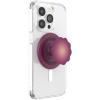 PopSockets Translucent Phone Grip with Expanding Kickstand, PopSockets for Phone, Adhesive Grip, Translucent PopGrip, Into The Woods – Molded Flower Fresh Pine(Red Wine)