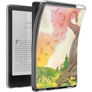 PopSockets Kindle Paperwhite 2021 Case (11th Gen, 6.8”) & Signature Edition – Slim Protective Cover with Built-in MagSafe-Compatible Ring for MagSafe PopGrip, E-Reader Accessory – Abraxos