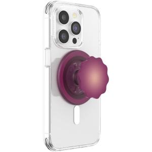 PopSockets Translucent Phone Grip with Expanding Kickstand, PopSockets for Phone, Adhesive Grip, Translucent PopGrip, Into The Woods – Molded Flower Fresh Pine(Red Wine)