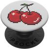 PopSockets Phone Grip & Stand – 8 Bit Cherries PopSockets Adhesive PopGrip(Adhesive PopGrip)