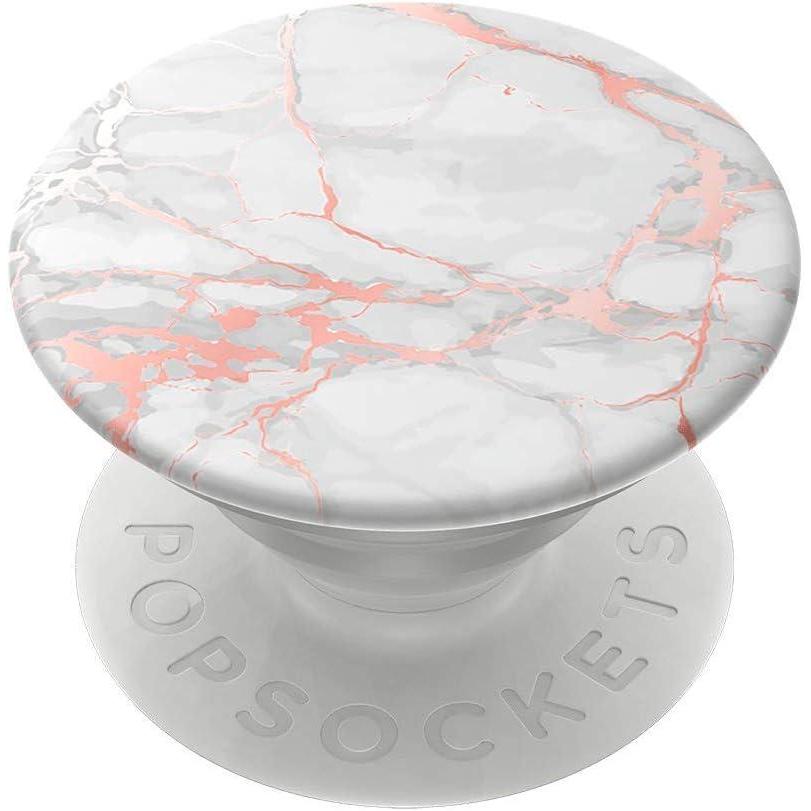 imagePopSockets Phone Grip with Expanding Kickstand Adhesive Grip  Peace Mandala SkyPink Marble