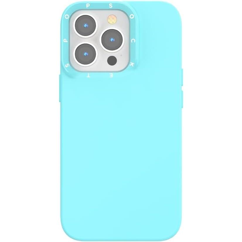 imagePopSockets iPhone 16 Plus Case Compatible with MagSafe Phone Case for iPhone 16 Plus Wireless Charging Compatible Case Only  AmberButterfly Pea Blue
