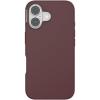 PopSockets iPhone 16 Plus Case Compatible with MagSafe, Phone Case for iPhone 16 Plus, Wireless Charging Compatible, Case Only – Amber(Oxblood)