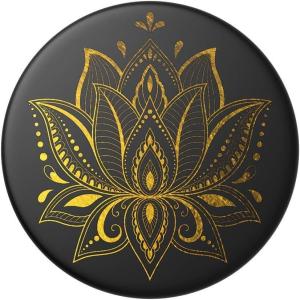 ​​​​PopSockets Phone Grip with Expanding Kickstand, Adhesive Grip – Peace Mandala Sky(Black Prana)