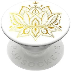 ​​​​PopSockets Phone Grip with Expanding Kickstand, Adhesive Grip – Peace Mandala Sky(Golden Prana)