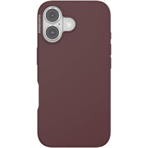PopSockets iPhone 16 Plus Case Compatible with MagSafe, Phone Case for iPhone 16 Plus, Wireless Charging Compatible, Case Only – Amber(Oxblood)