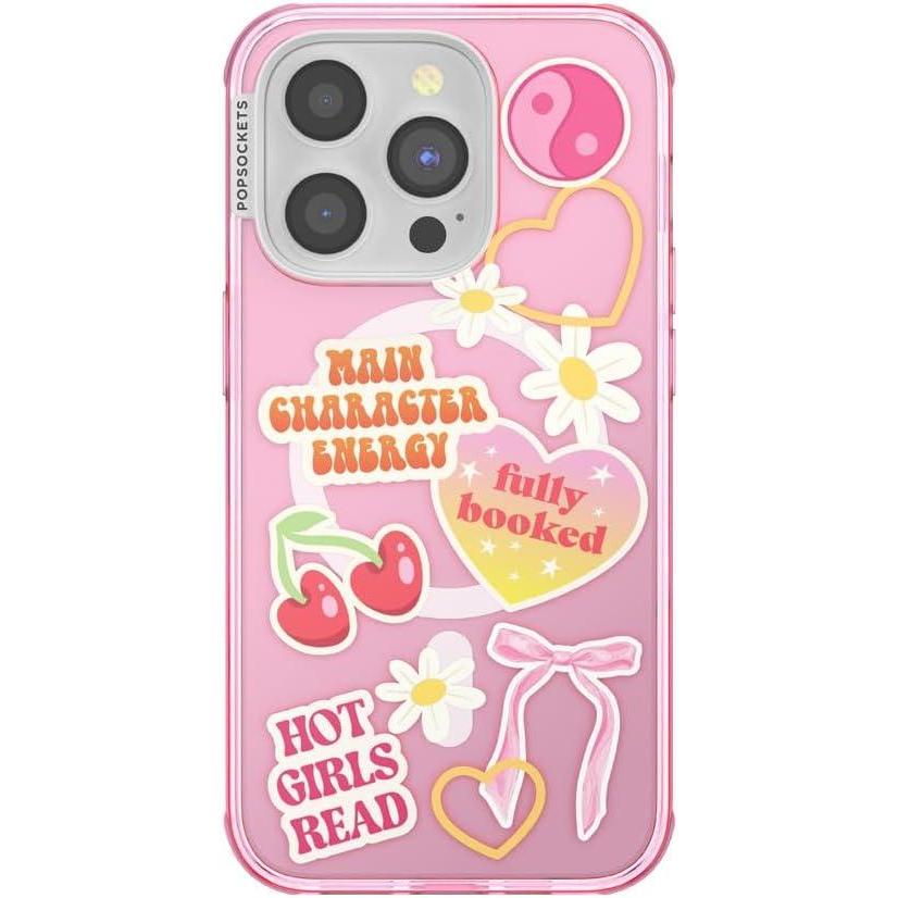 imagePopSockets iPhone 16 Pro Max Case Compatible with MagSafe Phone Case for iPhone 16 Pro Max Wireless Charging Compatible Case Only Cute PopSockets  Heart QueenMain Character Energy