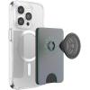 PopSockets Phone Wallet with Expanding Grip, Phone Card Holder, Wireless Charging Compatible, Wallet Compatible with MagSafe -Nightshade