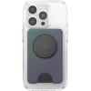 PopSockets Phone Wallet with Expanding Grip, Phone Card Holder, Wireless Charging Compatible, Wallet Compatible with MagSafe -Nightshade