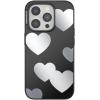 PopSockets iPhone 16 Case Compatible with MagSafe, Phone Case for iPhone 16, Wireless Charging Compatible, Case Only – Hearts Reflection(Hearts Reflection)