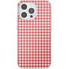 PopSockets iPhone 16 Pro Max Case Compatible with MagSafe, Phone Case for iPhone 16 Pro Max, Wireless Charging Compatible, Case Only, Cute PopSockets – Heart Queen(Rosso Gingham)