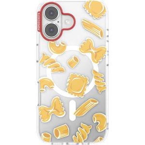 PopSockets iPhone 16 Pro Max Case Compatible with MagSafe, Phone Case for iPhone 16 Pro Max, Wireless Charging Compatible, Case Only, Cute PopSockets – Heart Queen(Pasta Pasta)
