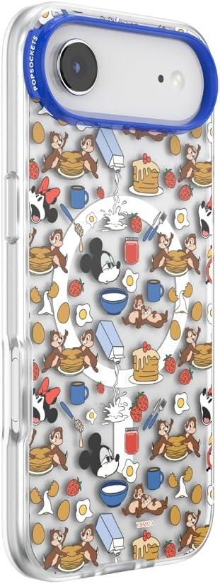 image:imagePopSockets iPhone 17 Phone Case Compatible with MagSafe for iPhone 17 Wireless Charging Compatible Case Only Me FirstMickeys Breakfast Buffet